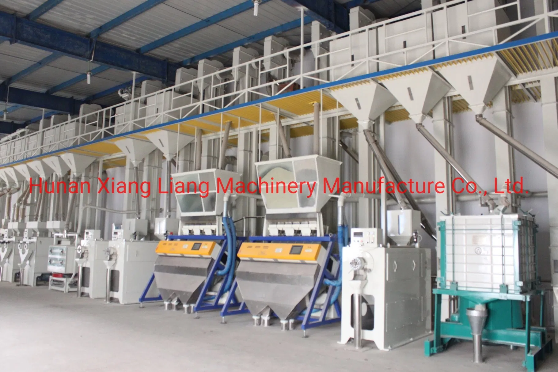 Planta de molienda de arroz de cajas de madera de la marca Xiangliang para harina de trigo