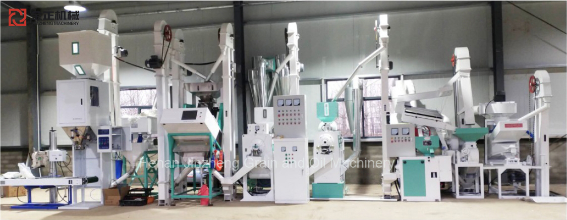 Conjunto Completo de Alta Calidad 1000kg 1200kg 1500kg por Hora Combinado de Arroz Mijo Blanqueo Descascarado Molino de Arroz Línea de Procesamiento Precio