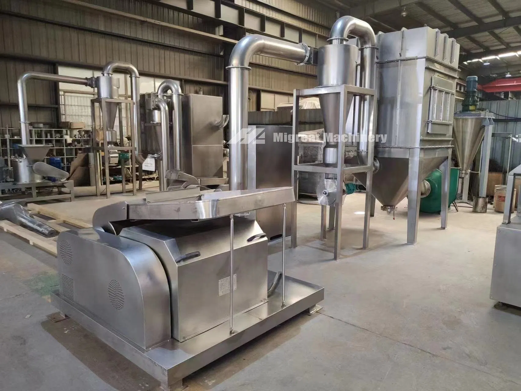 Máquina de molienda pulverizadora de sal industrial, molino de martillos para goma arábiga, cáscara de arroz, hoja de té