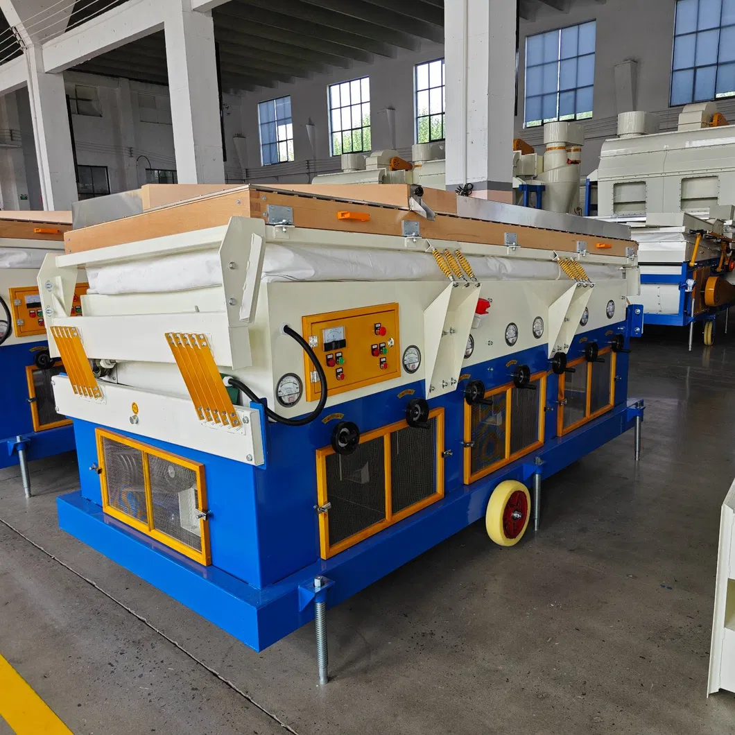 Máquina separadora de gravedad para limpiar semillas malas de comino, soja, trigo, maíz y arroz