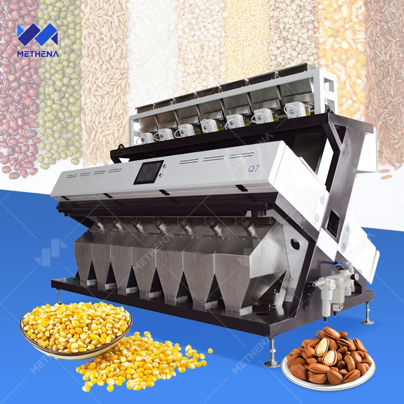 Máquina de clasificación de color para cereales de pasas, nueces, pacanas, soja, granos de cacao y arroz