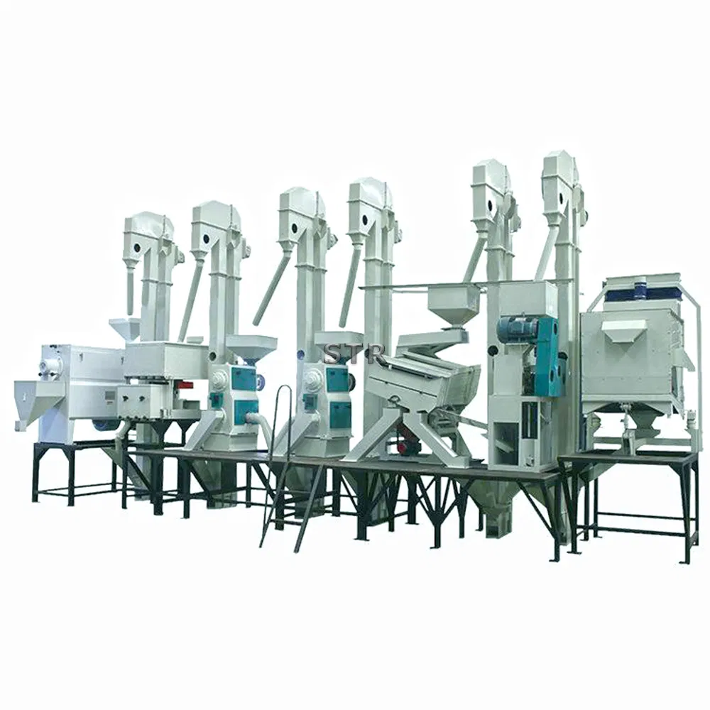 MCHJ50-9 50TPD Máquina moderna de molino de arroz automático Planta de molienda de arroz eficiente