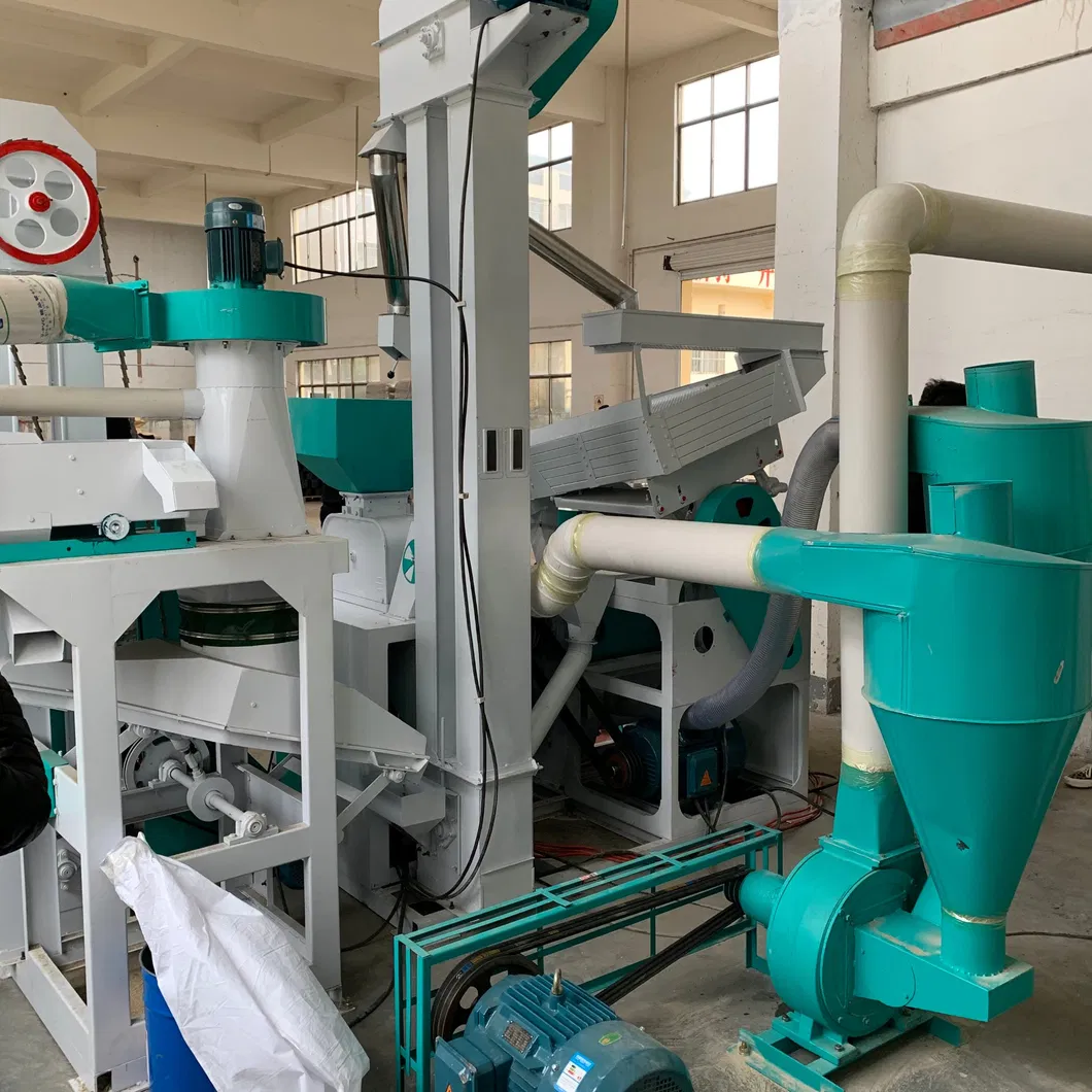 15tons Conjunto Completo de Máquina de Arroz Automática Completa