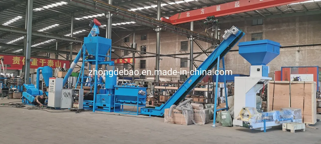 Línea de producción completa de pellets de madera 1T/h