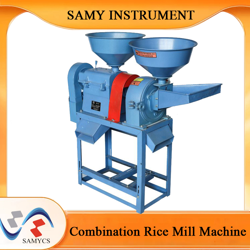 Maquinaria combinada de mini molino de arroz, procesador de grano, equipo de molino de arroz