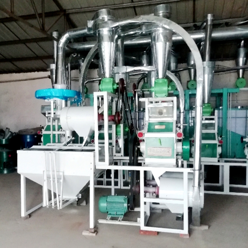 6-8tpd Máquina de molienda de harina de alta eficiencia automática combinada para trigo, arroz y maíz
