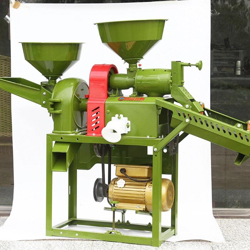 Máquina separadora de arroz verde automática, mini molino de arroz
