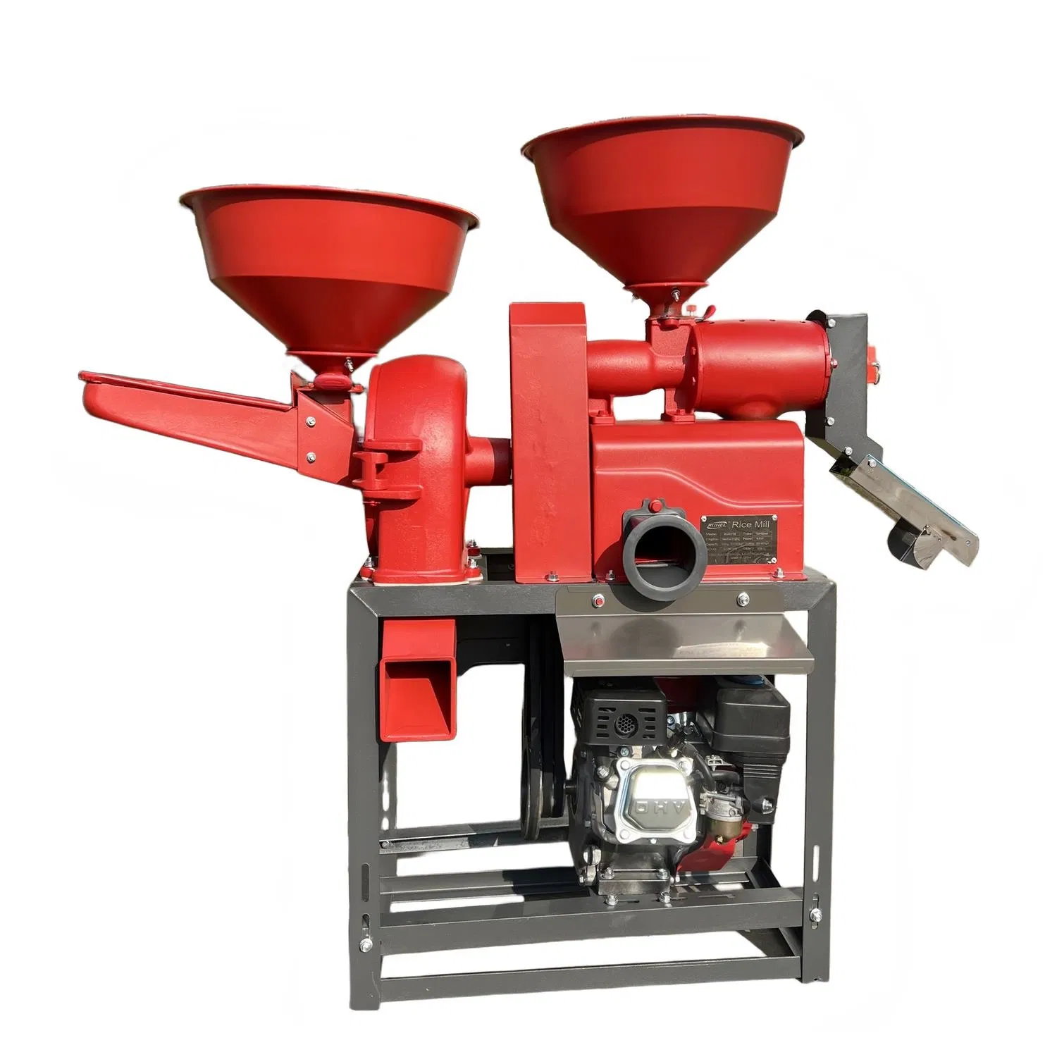 Máquina de procesamiento de cáscara de arroz totalmente automática combinada con molino de arroz