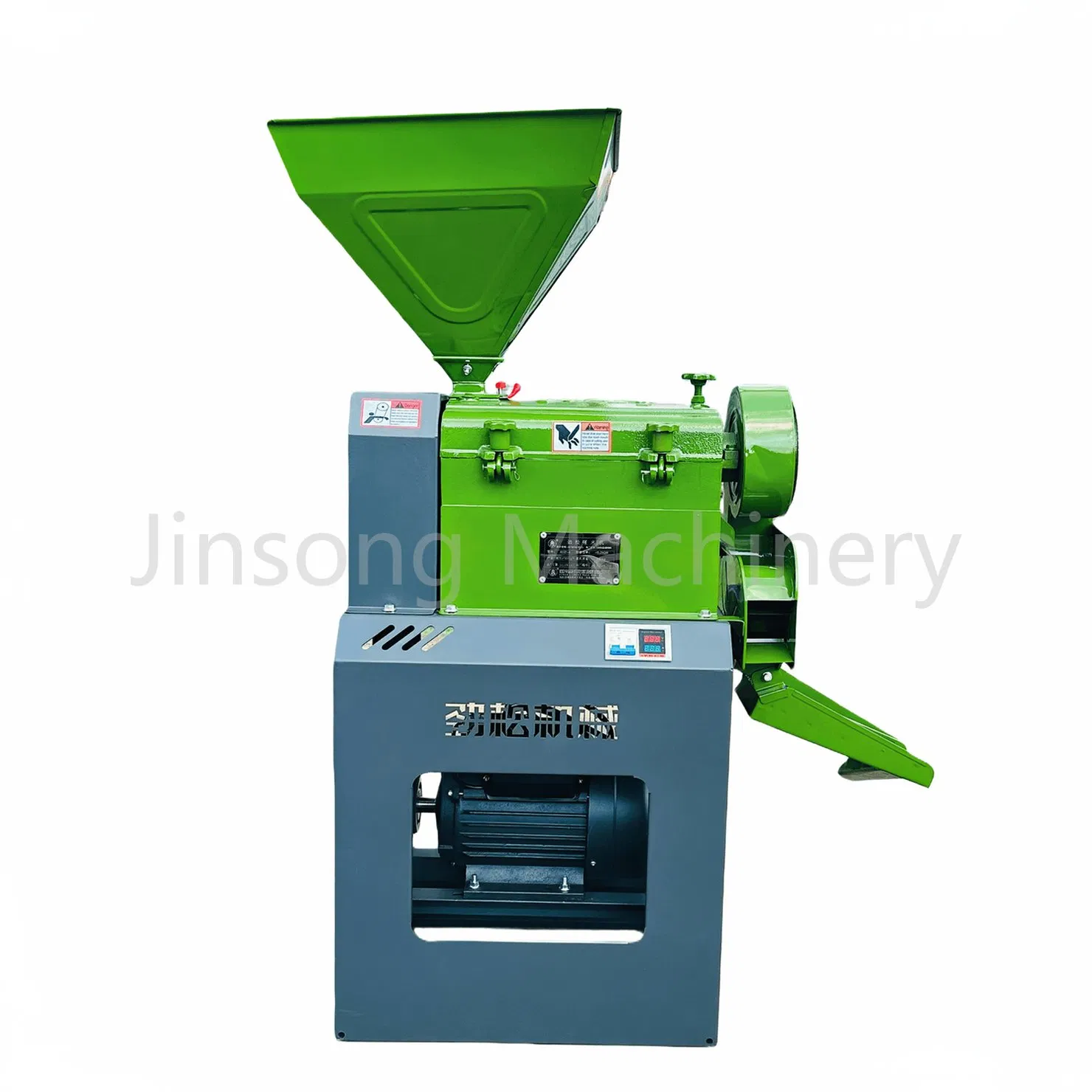 Molino de arroz mini compacto para el hogar con pantalla digital y interruptor de aire para planta de procesamiento pequeña