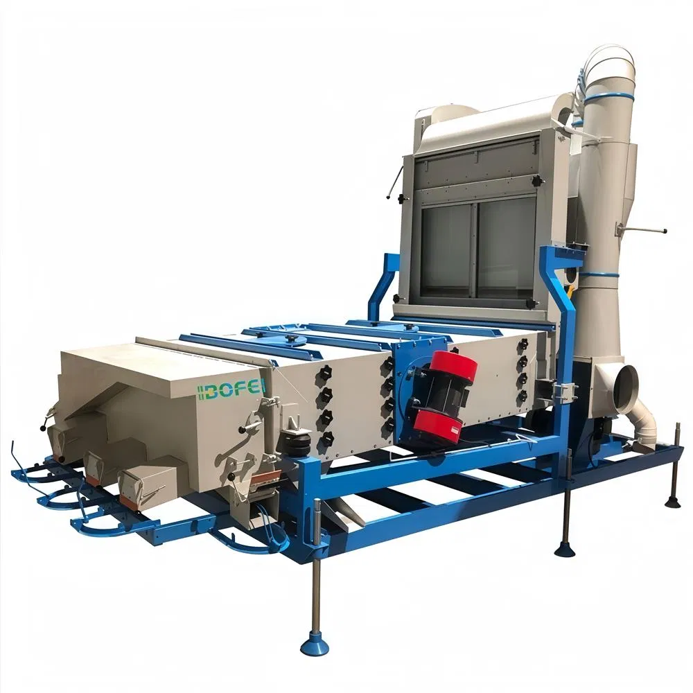 Máquina de clasificación y limpieza de semillas de Bofei Agricultural Machinery Africa para sésamo, trigo, arroz, maíz, chía, maíz y soja 99.9%