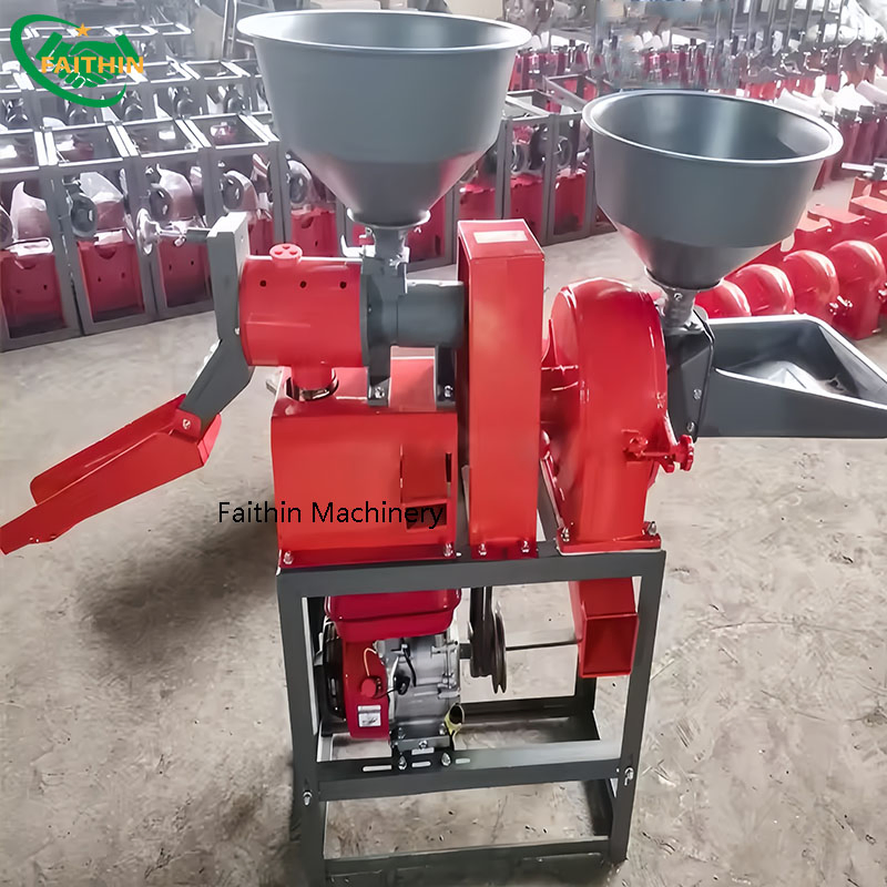 Máquina separadora de cáscaras de arroz para pequeños hogares al por mayor, máquina de pulido y molienda de arroz