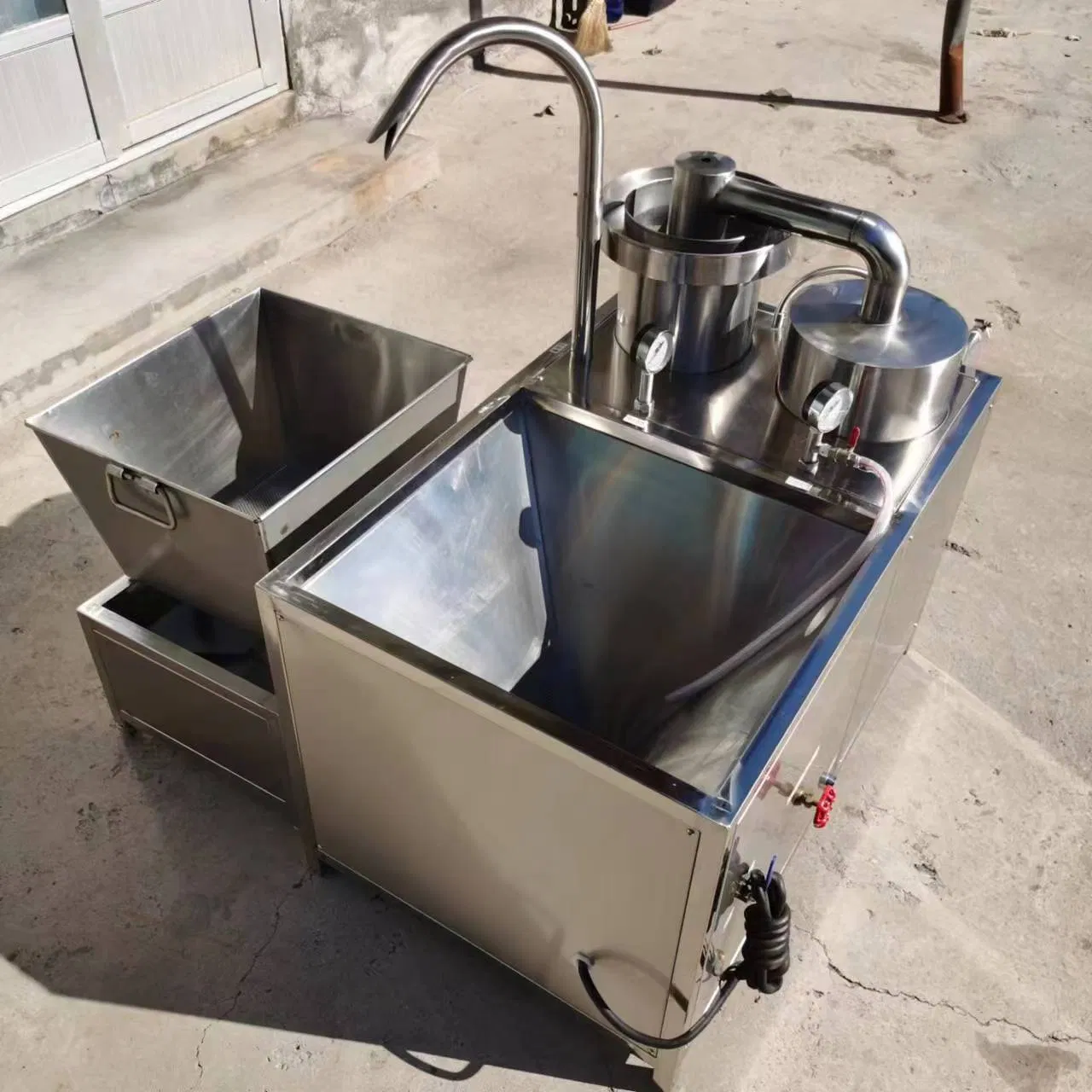 Máquina de lavar arroz de gran capacidad, lavadora de granos, máquina de limpieza de arroz