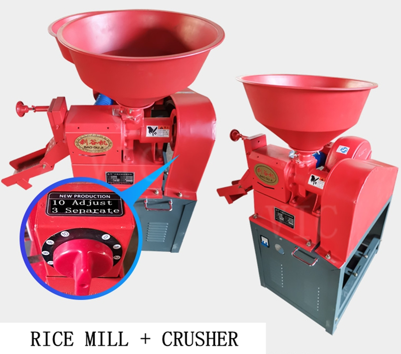 Mini molino de arroz para uso doméstico