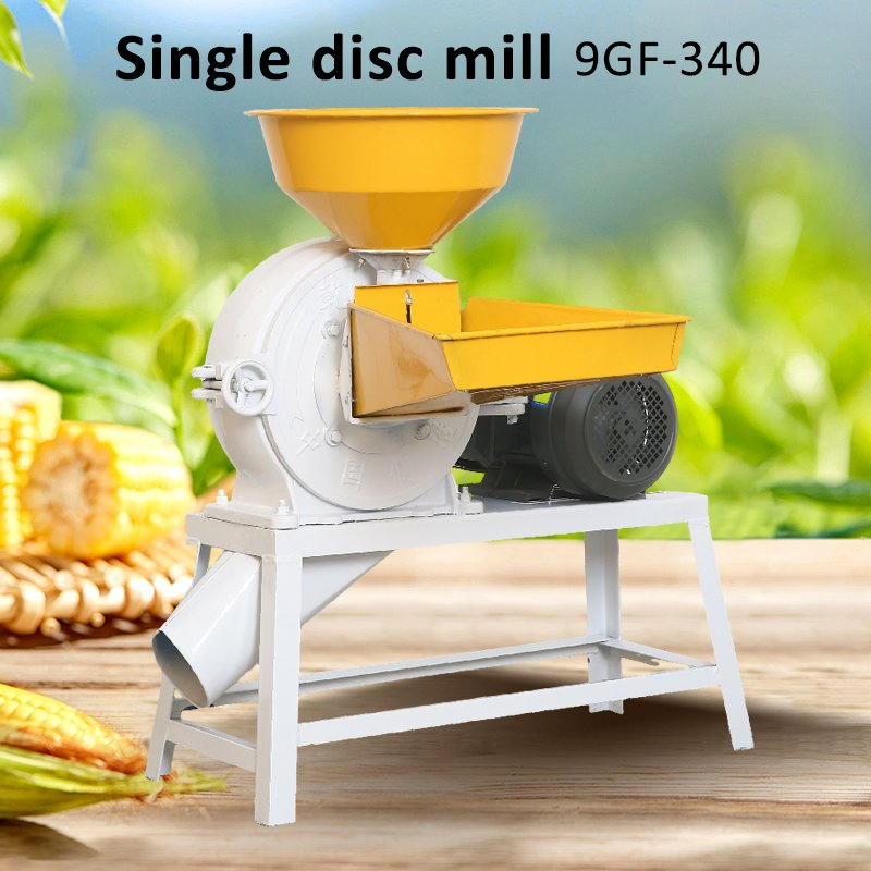 Máquina de molino de harina de trigo, arroz y maíz con trituración uniforme y equipo de procesamiento de alta capacidad para planta industrial de producción de polvo de grano