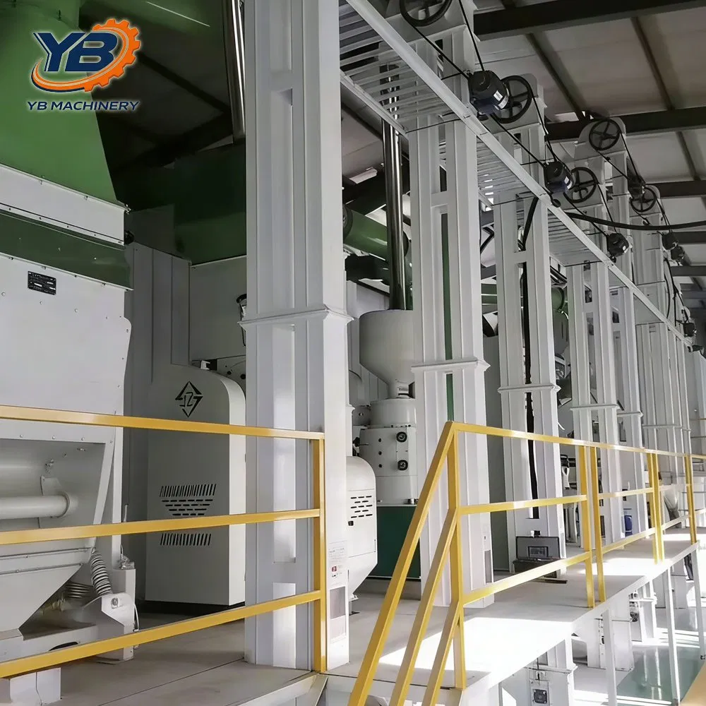 20-100tpd Planta de molino de arroz completa línea de procesamiento automático de arroz paddy