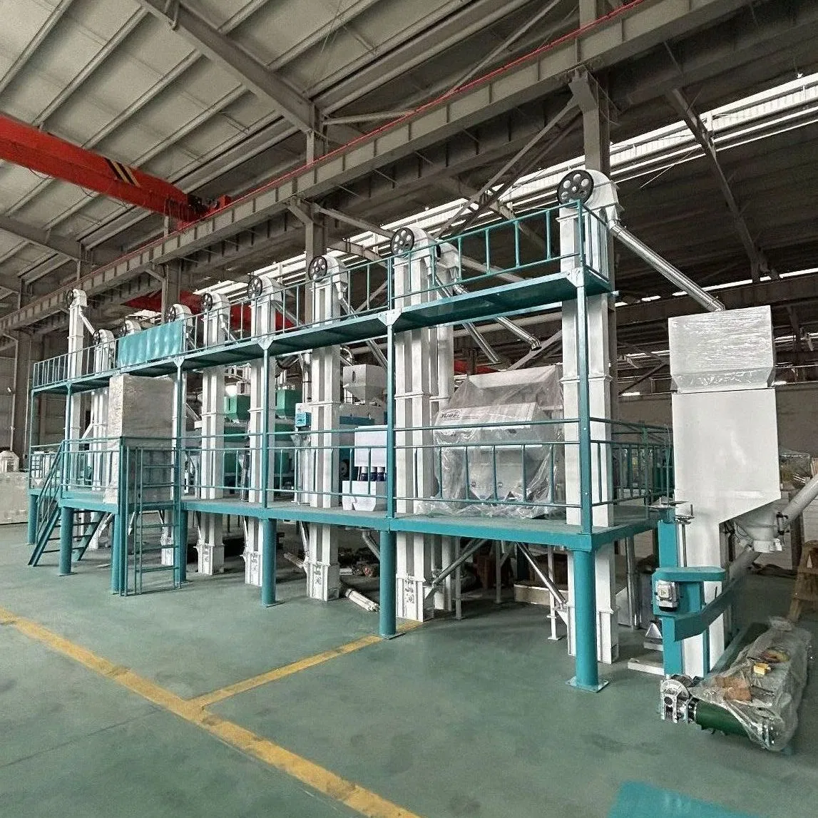 Máquina de molino de arroz compacta combinada moderna de alta eficiencia para uso comercial