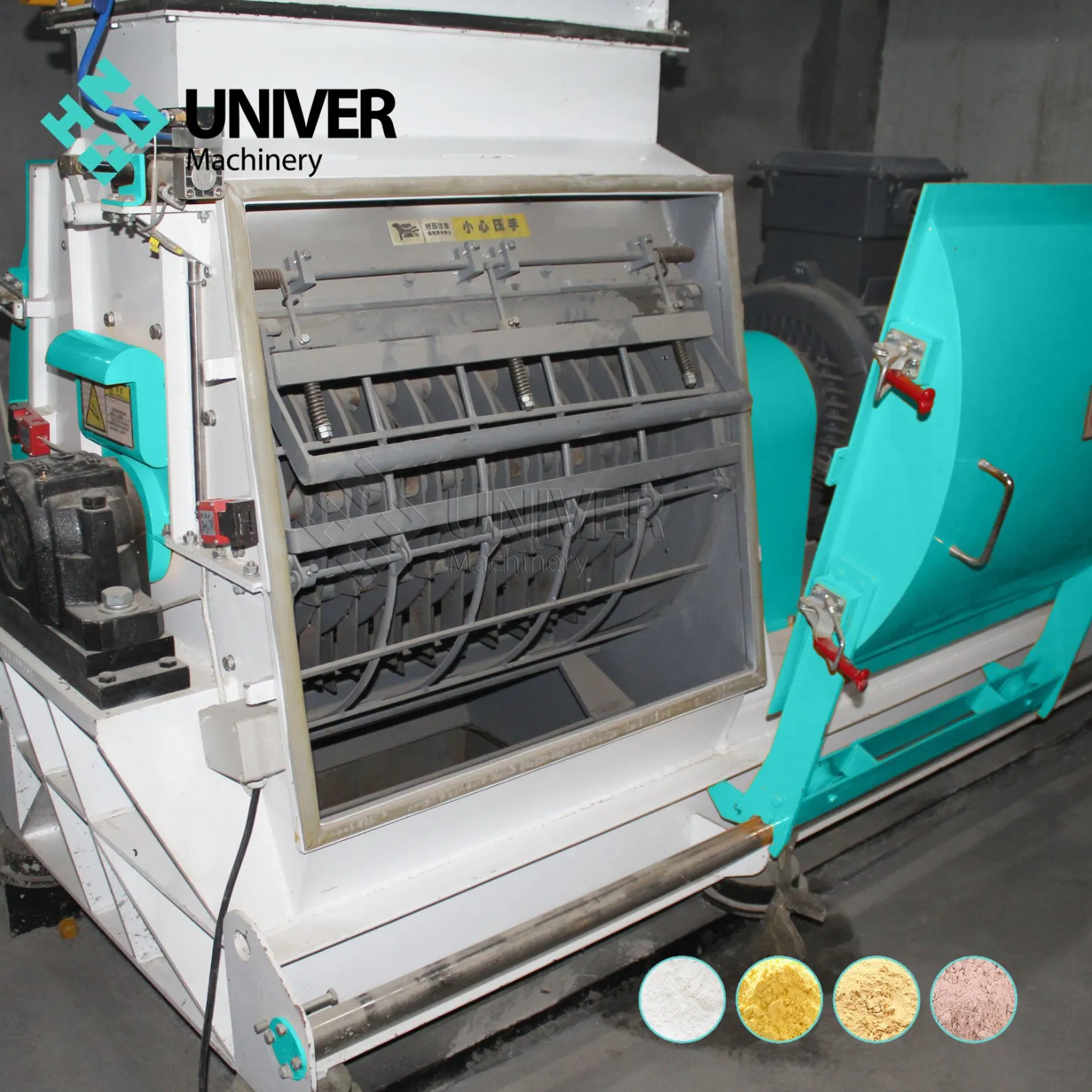 Máquina industrial de molino de martillos para molienda de arroz, cáscara de arroz y maíz de la serie Sfsp