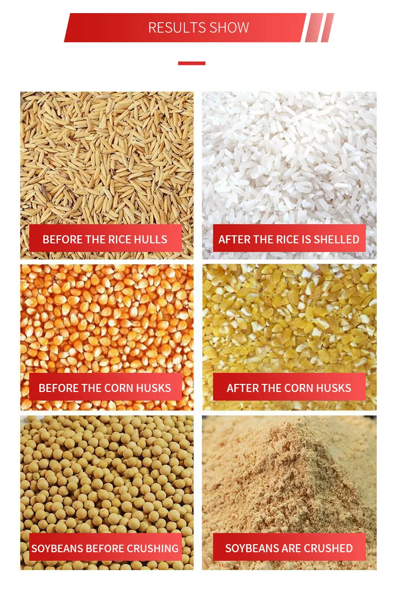 Molino Automático de Alta Velocidad para Arroz y Cereales