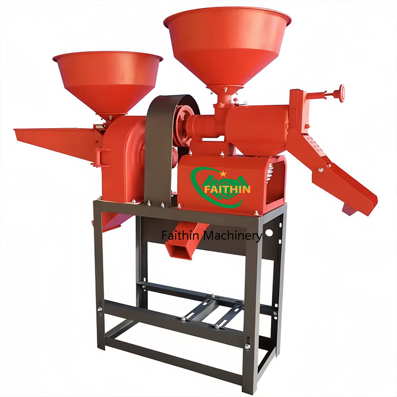 Máquina separadora de cáscaras de arroz para pequeños hogares al por mayor, máquina de pulido y molienda de arroz