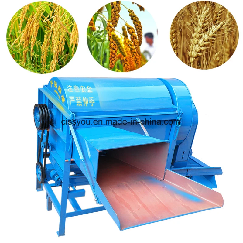 Máquina de trilla de soya, maíz, arroz, trigo, cáscara y trilla