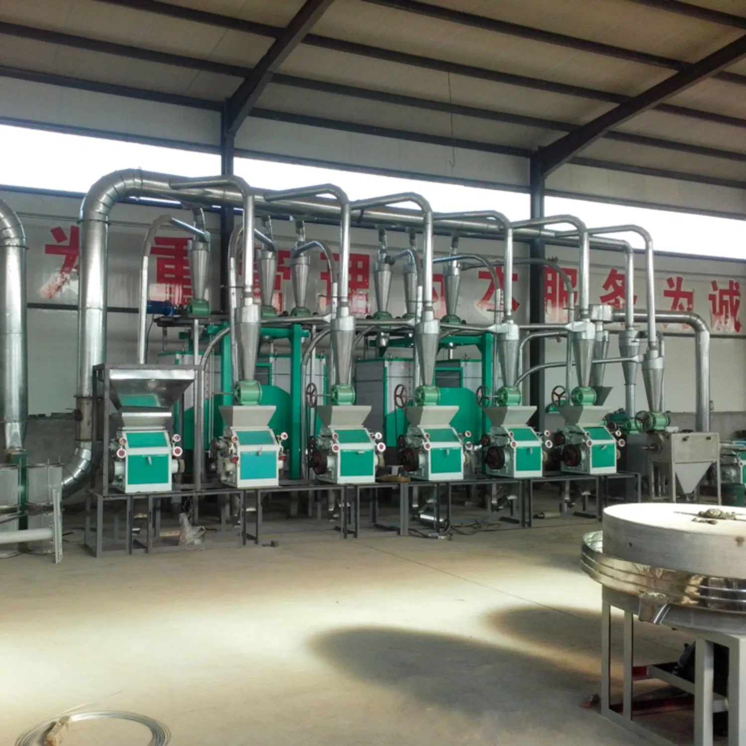 Máquina de molienda de harina de trigo, maíz, arroz y paddy comercial de alta eficiencia