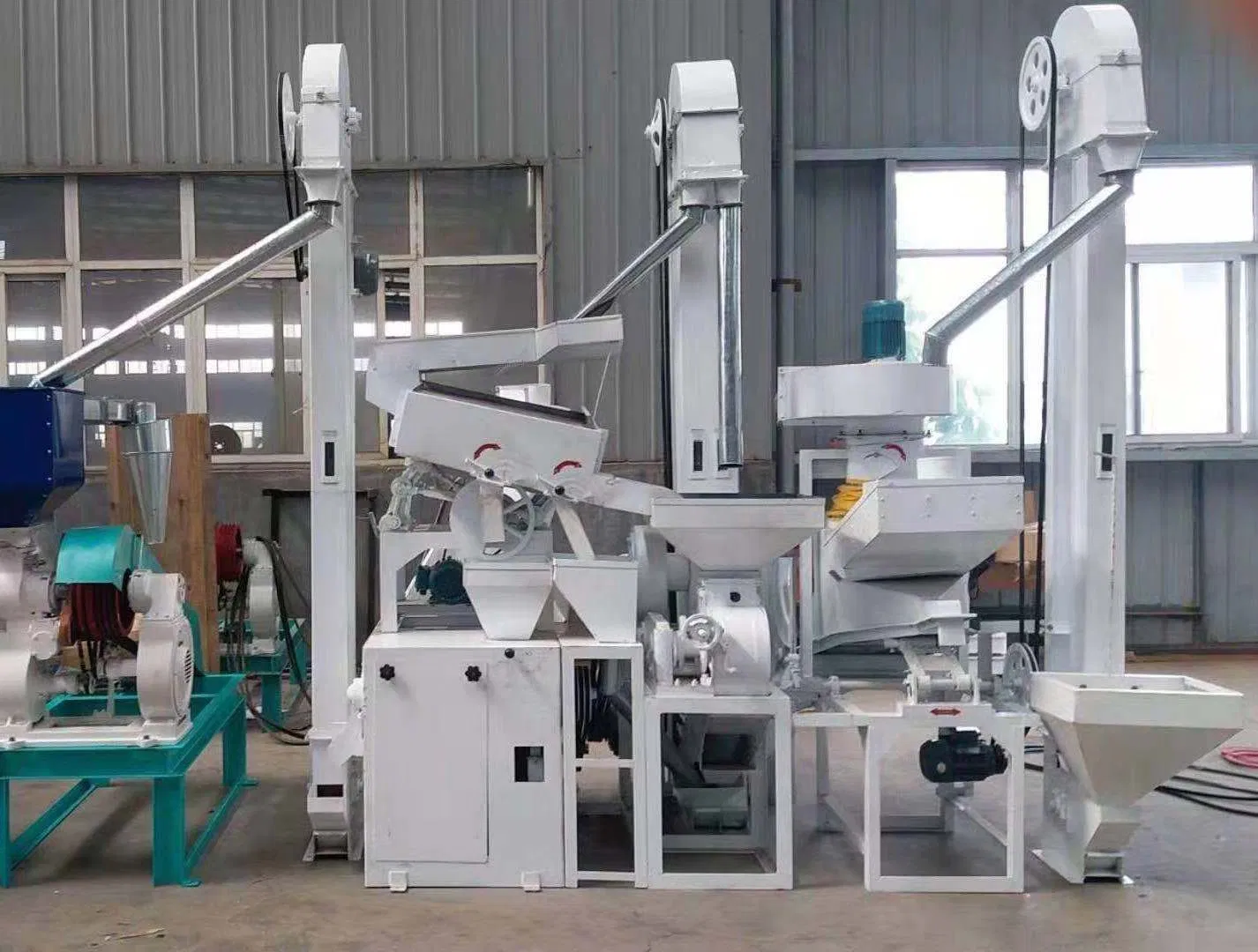 15t/D Máquina de Molienda de Arroz Descascarado, Limpieza y Eliminación de Granos