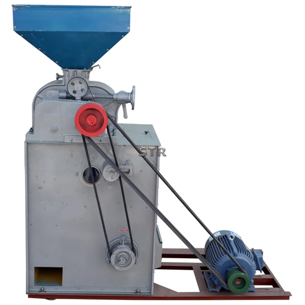 STR LJ25 máquina de procesamiento agroindustrial descascaradora rodillo de goma descascarado en tambor de hierro fundido 10 pulgada goma pequeño molino de deshusado de arroz descascarador