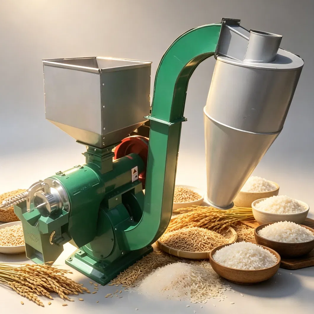 Unidad compacta de pulido de granos para el hogar, mini máquina de molienda de arroz