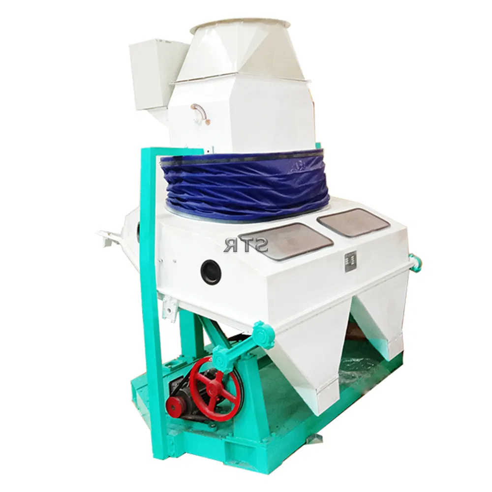 STR TQSX125 equipo de arroz limpiador de semillas de soja destonador tqsx 125 máquina de limpieza de grano con envasado
