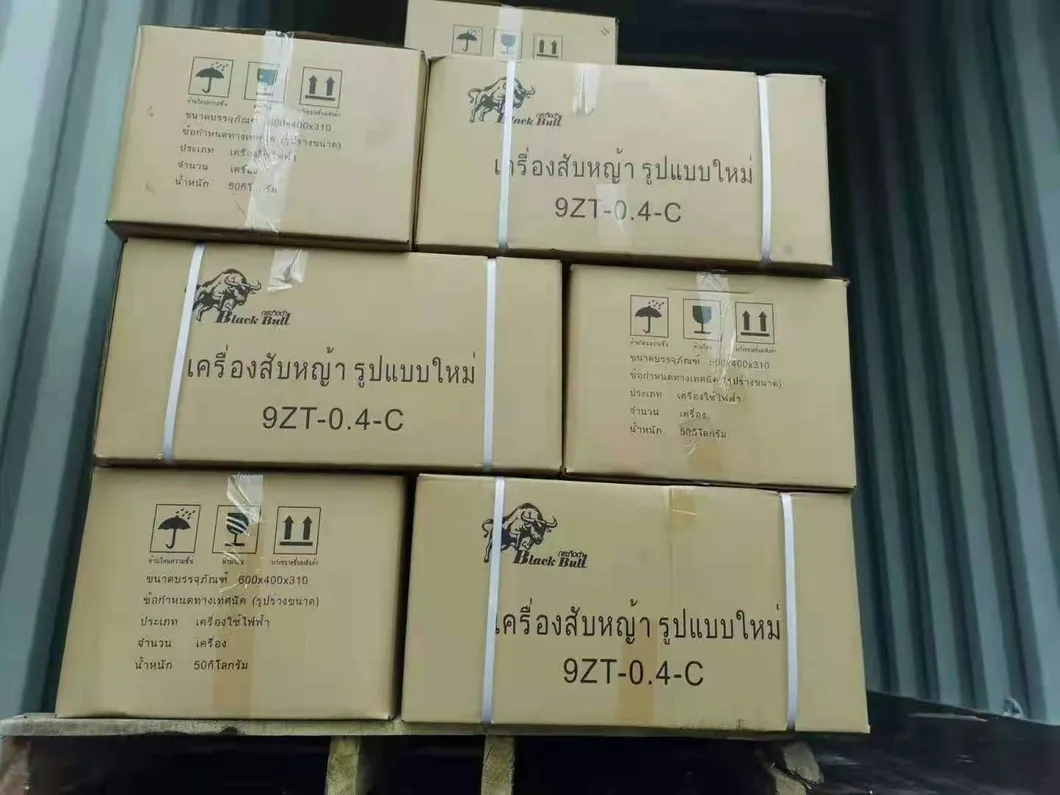 Caja de embalaje para el transporte de mini molino de arroz