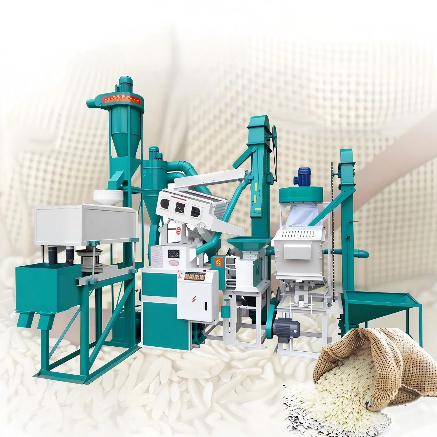 Industrial Complete Set Rice Mill High-Accuracy Combination for Rice