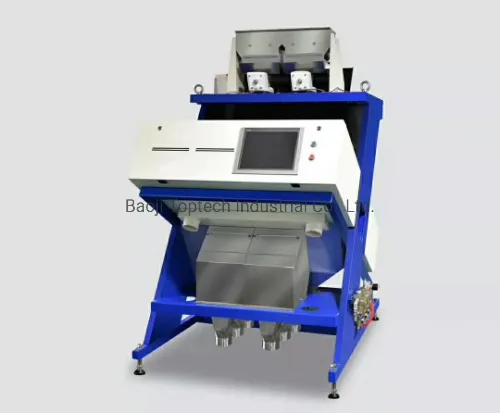 Máquina clasificadora de colores de alta precisión para el proceso de clasificación de nueces, semillas, arroz y frijoles
