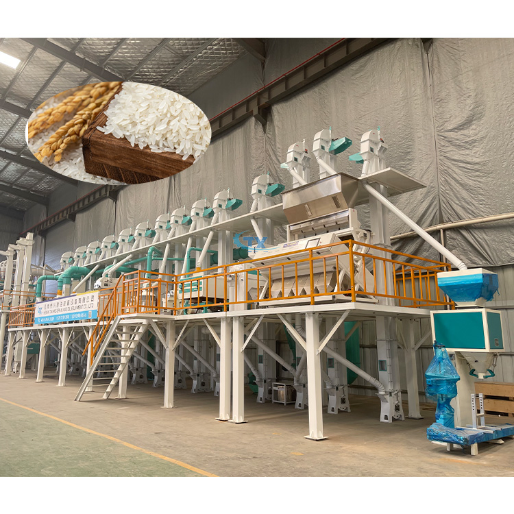 50ton Máquina Comercial de Arroz Vibrante Combinada en Sri Lanka Precio