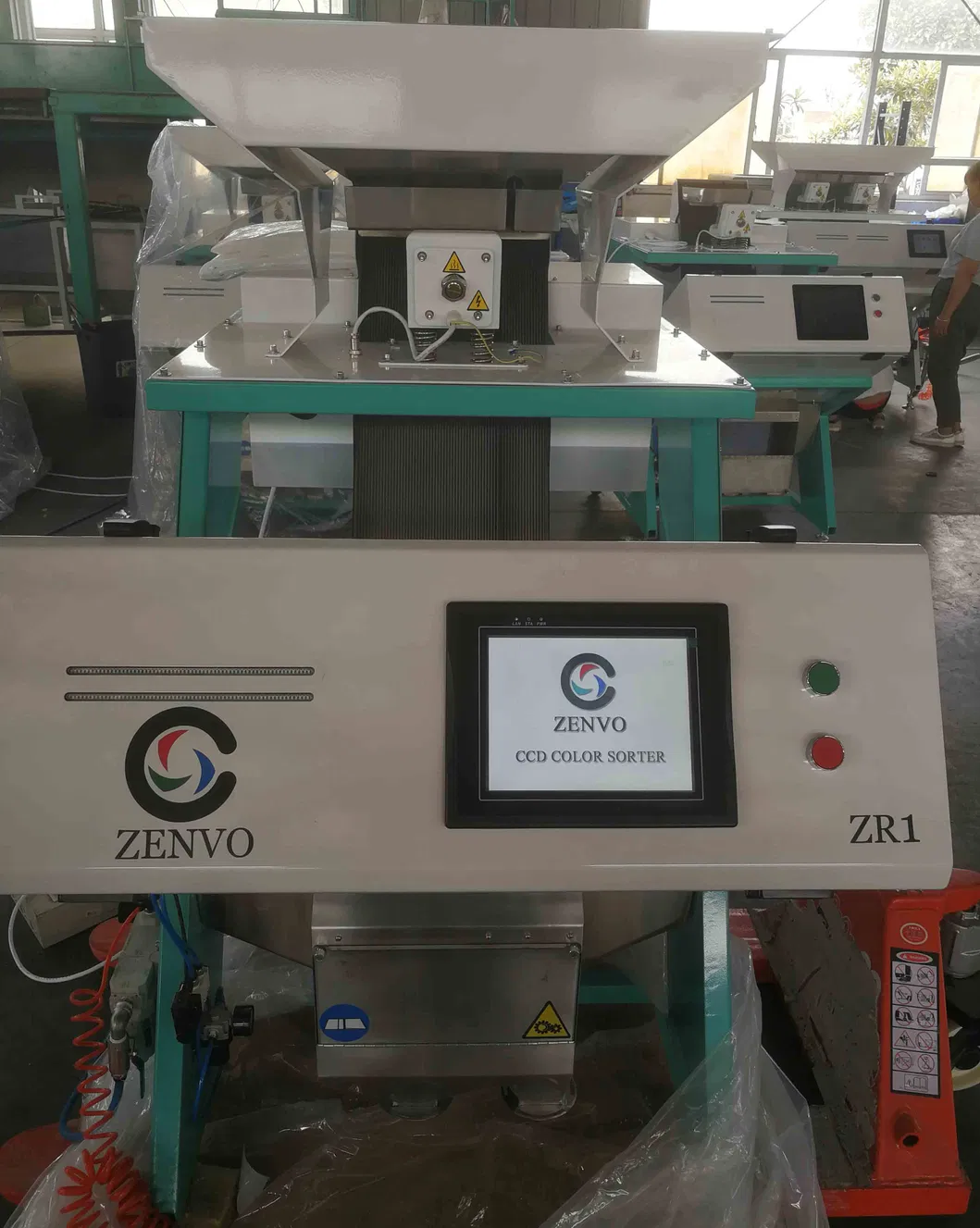 Pequeño Mini Inteligente Clasificador de Color CCD para Arroz Parbolizado de Un Solo Conducto