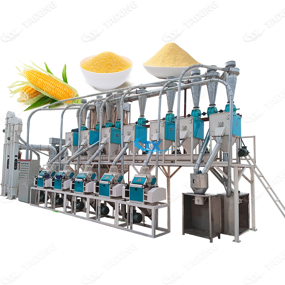 Completo 20 Toneladas Máquina de Molienda de Harina de Maíz Arroz Granos Hierbas Molinillo de Harina