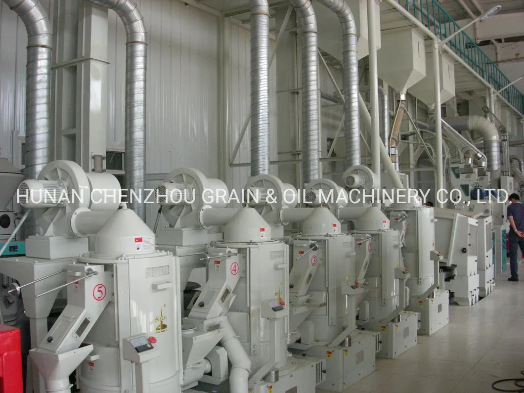 Línea de procesamiento de arroz de alta eficiencia 50-1000t/D máquina de molino de arroz completa
