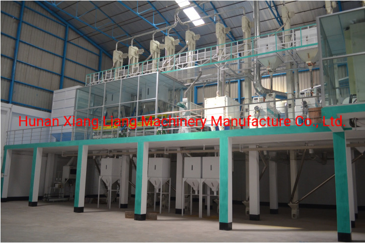 Planta de molienda de arroz de cajas de madera de la marca Xiangliang para harina de trigo