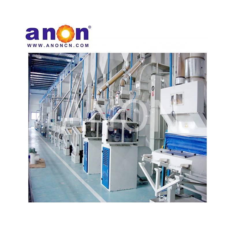 Anon 200 Máquina de molino de arroz Tpd Paddy Limpiador Desstoneador Separador