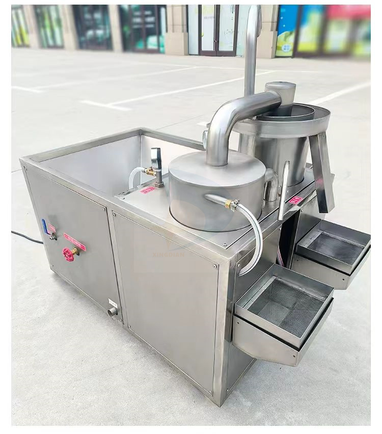 Máquina automática de lavado de arroz de acero inoxidable, equipo comercial de limpieza de granos y cereales para fábricas de procesamiento de alimentos en comedores