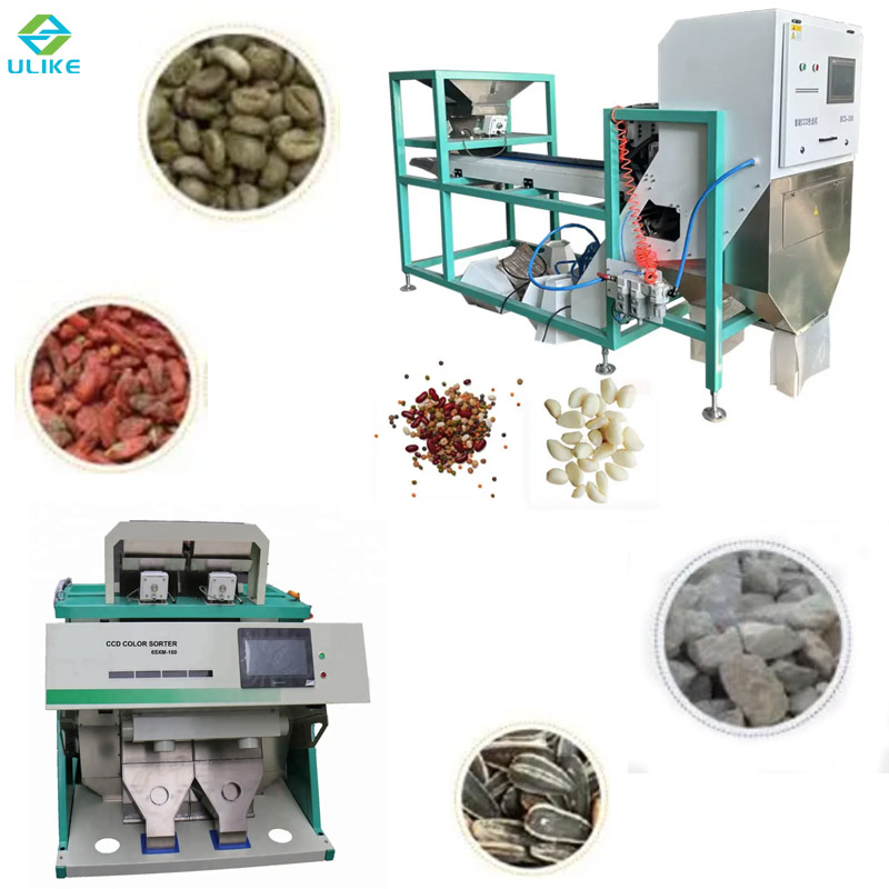 Máquina de clasificación de colores tipo cinta para arroz, trigo, frijoles, té, mineral, maíz y plástico, equipo para la industria agrícola