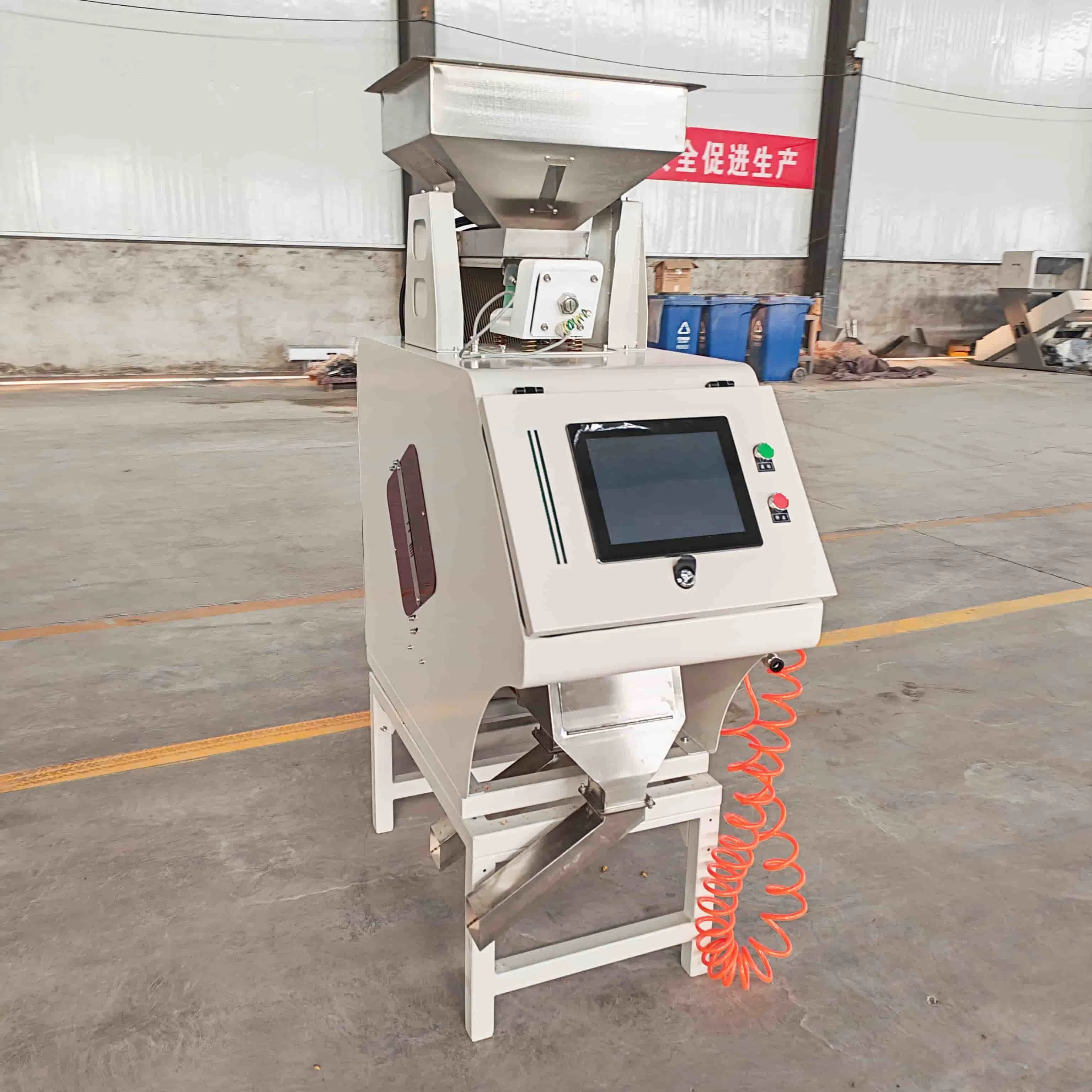 Pequeña máquina de clasificación de granos CCD, clasificador de color automático para arroz, maíz, trigo y frijoles