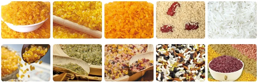 Procesamiento de extrusión de arroz nutricional