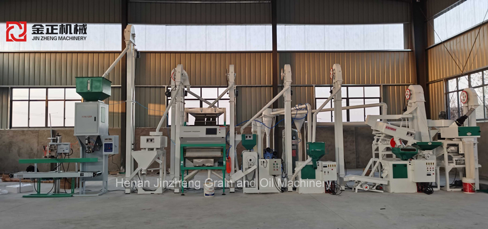 Conjunto Completo de Alta Calidad 1000kg 1200kg 1500kg por Hora Combinado de Arroz Mijo Blanqueo Descascarado Molino de Arroz Línea de Procesamiento Precio