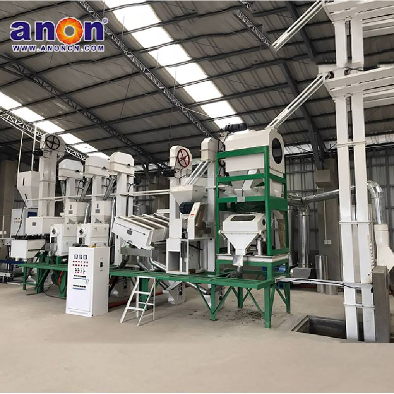 Anon Automático 30-40 Equipos Industriales de Molienda de Arroz Molino de Arroz