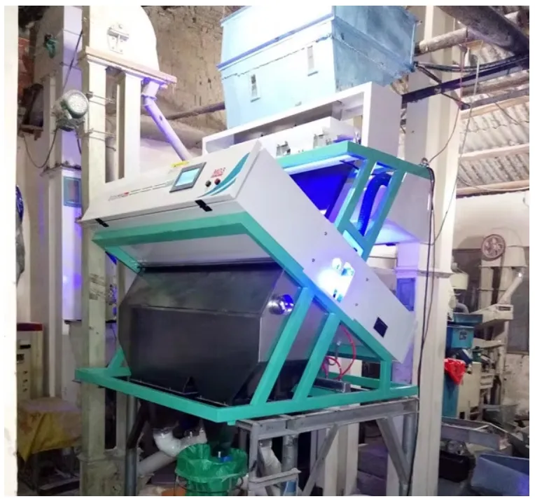 Máquina de clasificación de color para mini semillas, café, sal, arroz, frijoles y granos
