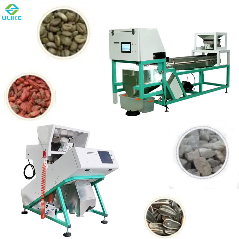 Máquina de clasificación de colores tipo cinta para arroz, trigo, frijoles, té, mineral, maíz y plástico, equipo para la industria agrícola