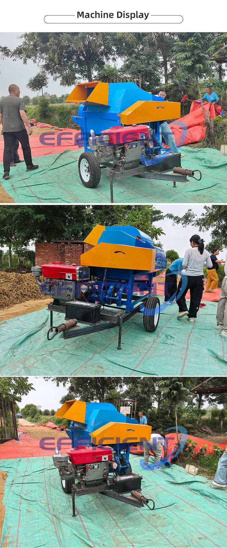 Desgranadora de maíz, máquina trilladora multifuncional para trigo, arroz, soja y sorgo