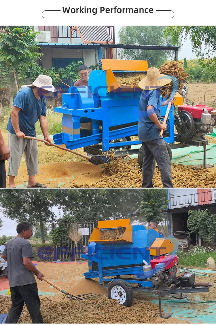 Desgranadora de maíz, máquina trilladora multifuncional para trigo, arroz, soja y sorgo