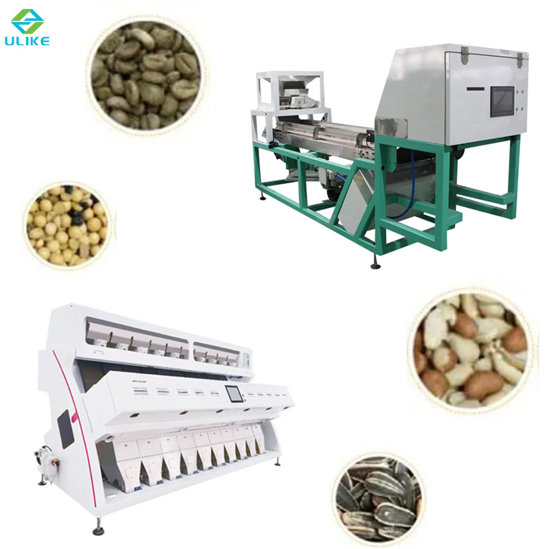 Máquina de clasificación de colores tipo cinta para arroz, trigo, frijoles, té, mineral, maíz y plástico, equipo para la industria agrícola