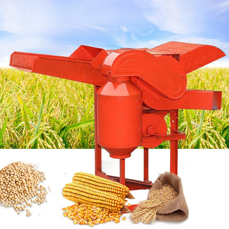 Máquina multi funcional de trilla de arroz, trigo, paddy, máquina de desgranado de maíz, desgranadora de soja, desgranadora de sorgo, máquina de trilla de mijo, máquina de trilla de arroz